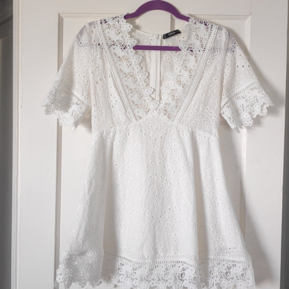 Beautiful White Summer Dress